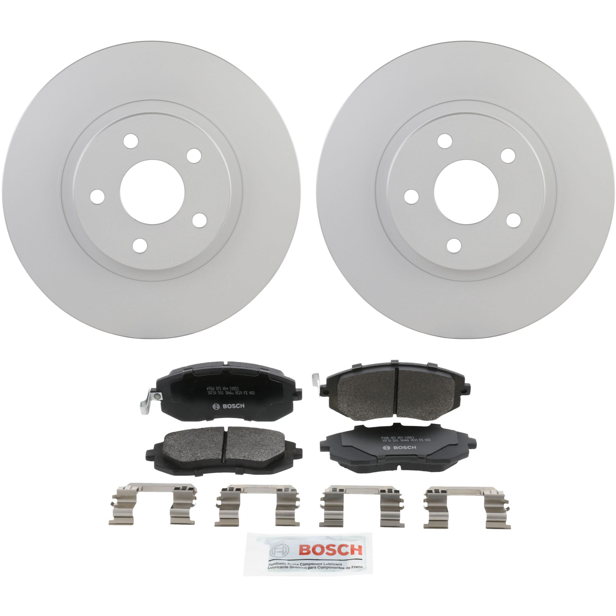 P929481208 2-Wheel Set Front Brake Disc and Pad Kit, 276.8 mm QuietCast Series, Includes (1) Brake Pad Set and (2) Brake Disc
