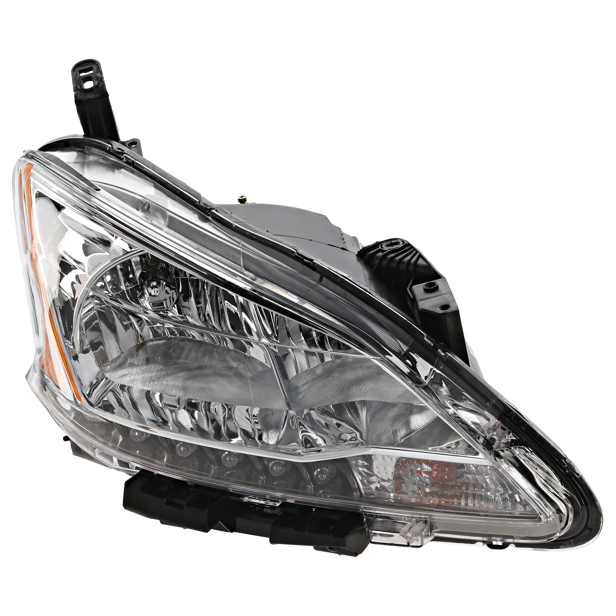 Passenger Side Headlight, with Bulb, Halogen, Clear Lens, 4 Cyl., 1.8L Engine