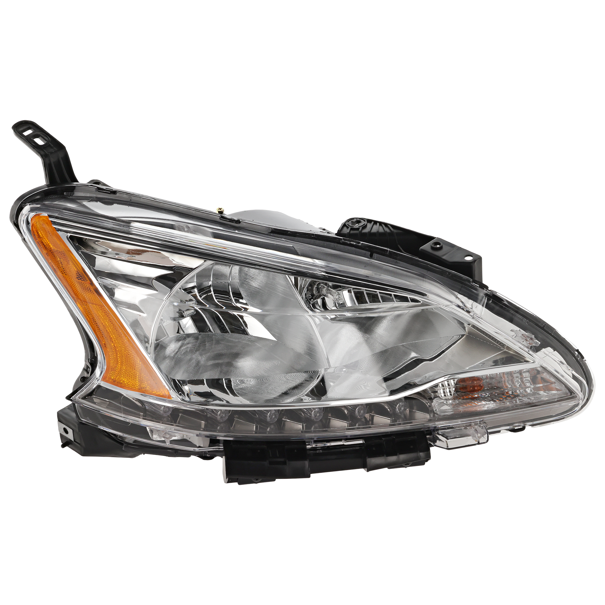 Passenger Side Headlight, with Bulb, Halogen, Clear Lens, 4 Cyl., 1.8L Engine