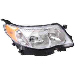 Passenger Side Headlight, with Bulb, Halogen, Clear Lens, 4 Cyl., 2.5L Engine, CAPA Certified