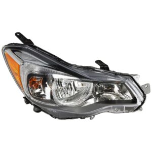 Passenger Side Headlight, with Bulb, Halogen, Clear Lens