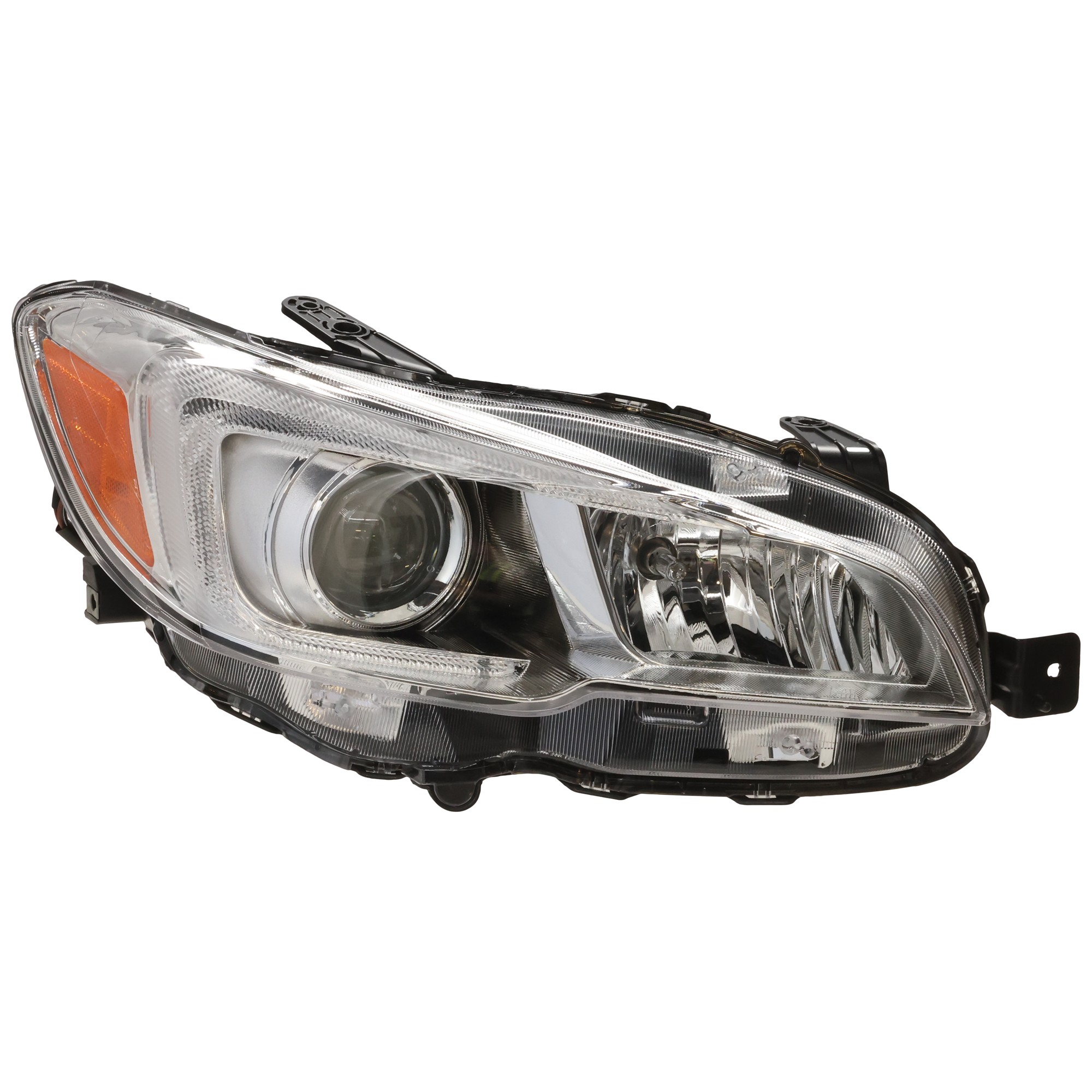 Passenger Side Headlight, with Bulb, Halogen, Clear Lens
