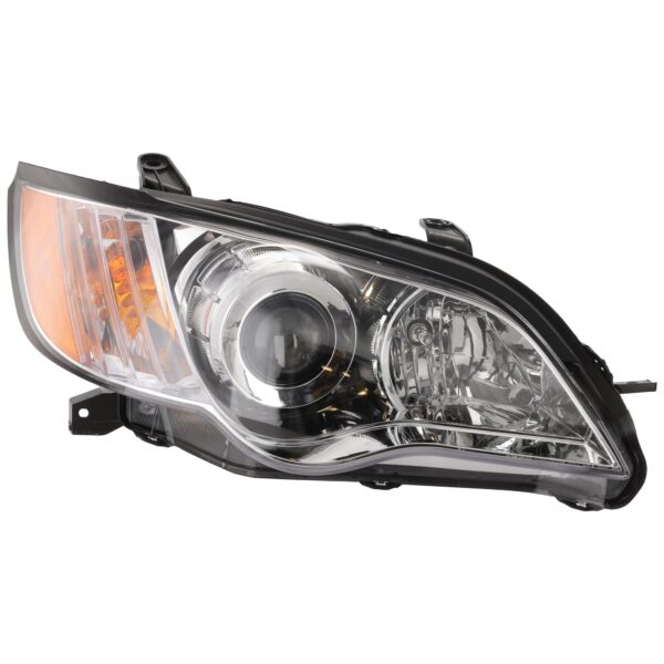 Passenger Side Headlight, with Bulb, Halogen, Clear Lens
