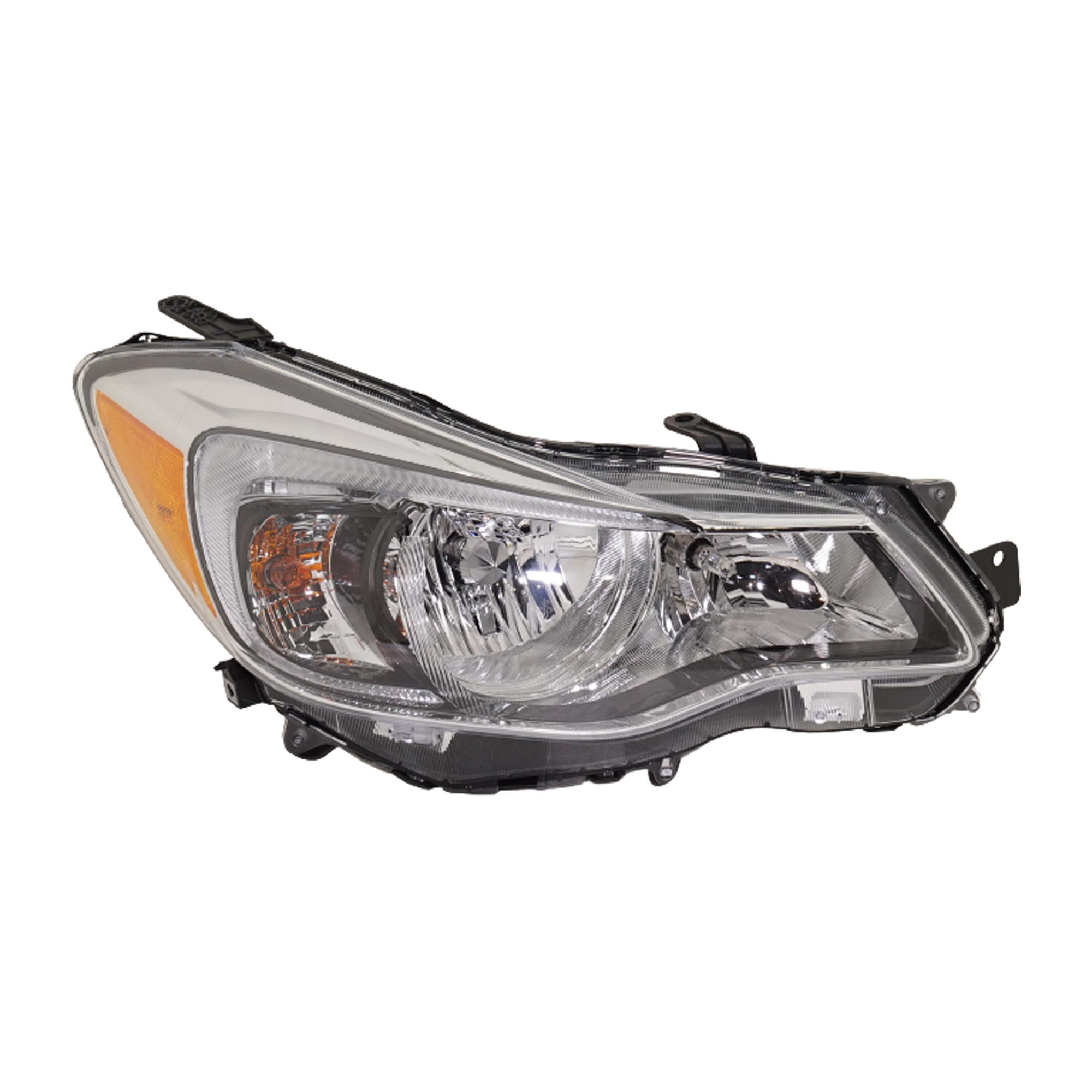 Passenger Side Headlight, with Bulb, Halogen, Clear Lens, CAPA Certified
