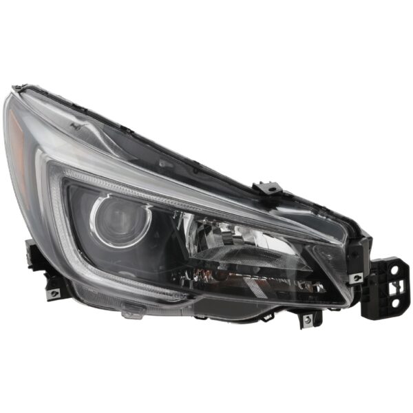 Passenger Side Headlight, with Bulb, Halogen, Clear Lens, CAPA Certified