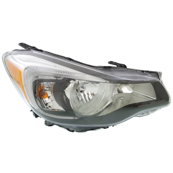 Passenger Side Headlight, with Bulb, Halogen, Clear Lens, CAPA Certified