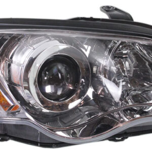 Passenger Side Headlight, with Bulb, Halogen, Clear Lens, CAPA Certified
