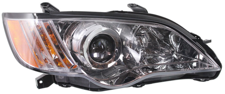 Passenger Side Headlight, with Bulb, Halogen, Clear Lens, CAPA Certified