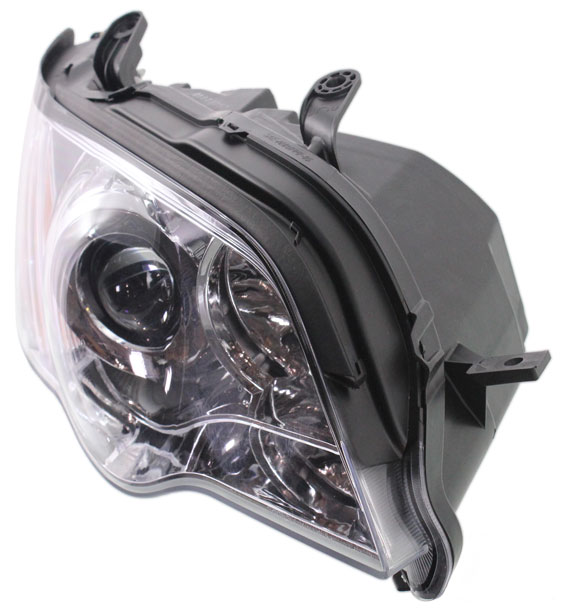 Passenger Side Headlight, with Bulb, Halogen, Clear Lens, CAPA Certified
