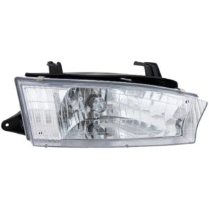 Passenger Side Headlight, with Bulb, Halogen, Clear Lens, Production Date From May 1997