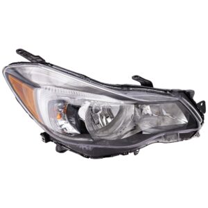 Passenger Side Headlight, with Bulb, Halogen, Sedan/Wagon