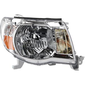 Passenger Side Headlight, with Bulb, Halogen, without Sport Package