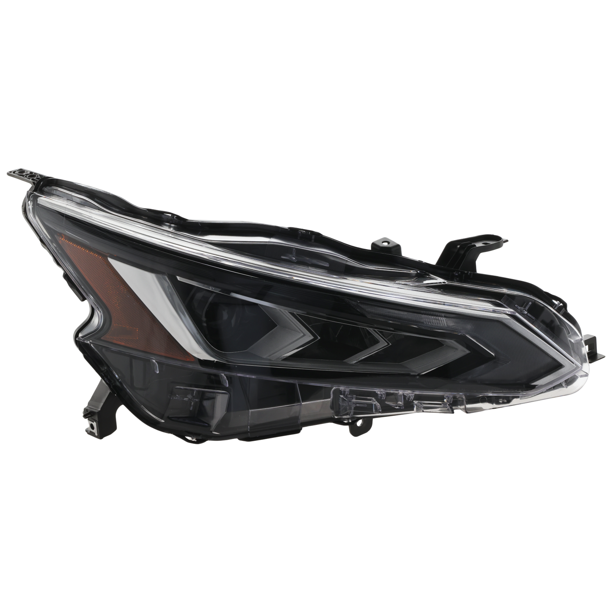 Passenger Side Headlight, with Bulb, LED, Clear Lens