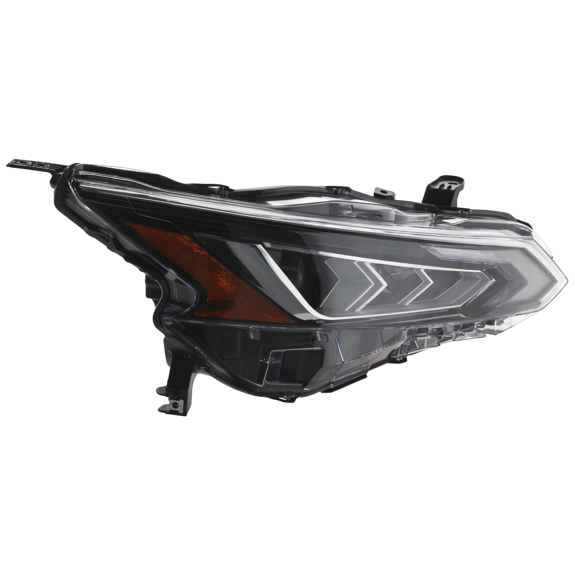 Passenger Side Headlight, with Bulb, LED, Clear Lens