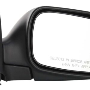 Passenger Side Mirror, Manual Adjust, Manual Folding, Non-Heated, Paintable, No Signal Light, No Memory, No Puddle Light, No Auto-Dimming, No Blind Spot Feature