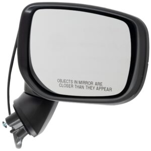 Passenger Side Mirror, Power Adjust, Heated, Manual Folding, Paintable, No Signal Light, No Memory, No Puddle Light, No Auto-Dim, No Blind Spot Feature
