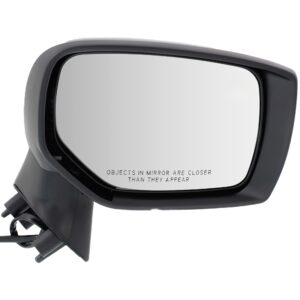Passenger Side Mirror, Power Adjust, Manual Folding, Heated, Paintable, In-housing Signal Light, No Memory, No Puddle Light, No Auto-Dimming, No Blind Spot Feature