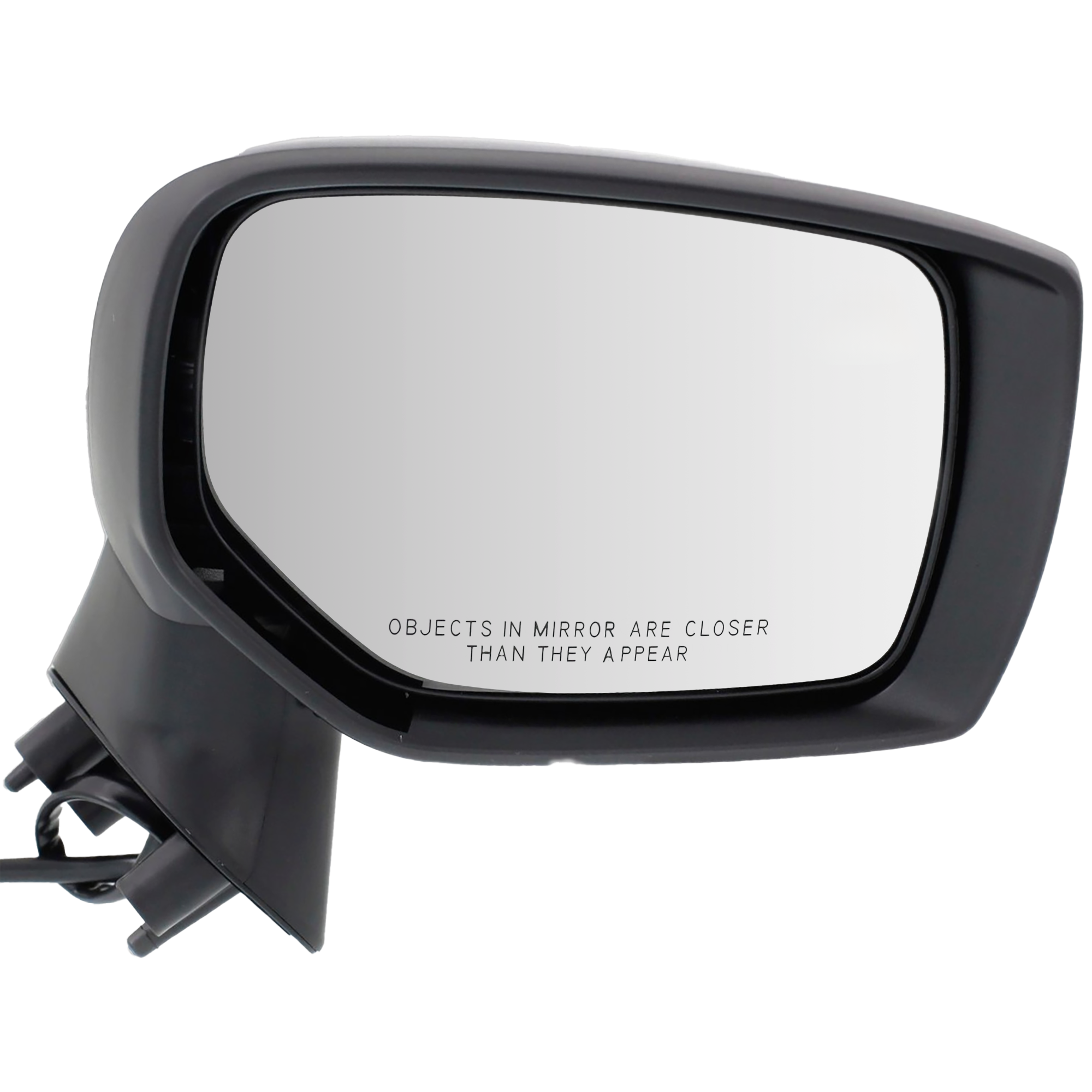 Passenger Side Mirror, Power Adjust, Manual Folding, Heated, Paintable, In-housing Signal Light, No Memory, No Puddle Light, No Auto-Dimming, No Blind Spot Feature