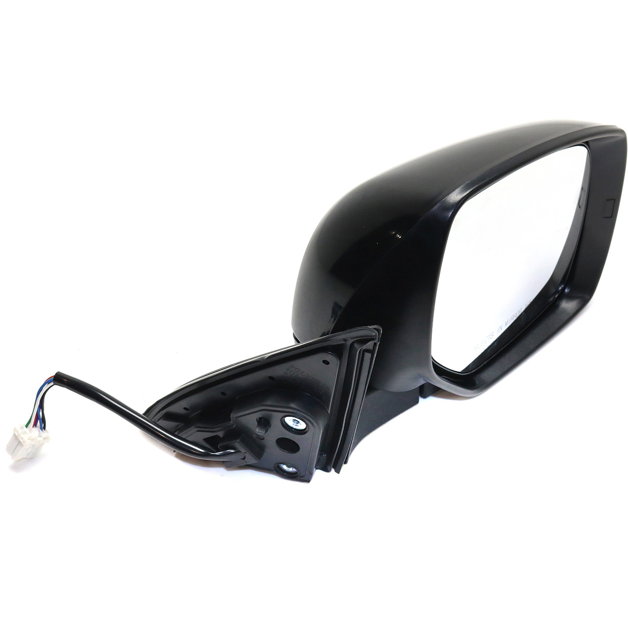 Passenger Side Mirror, Power Adjust, Manual Folding, Heated, Paintable, In-housing Signal Light, No Memory, No Puddle Light, No Auto-Dimming, No Blind Spot Feature