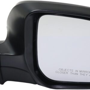 Passenger Side Mirror, Power Adjust, Manual Folding, Heated, Paintable, In-housing Signal Light, No Memory, No Puddle Light, No Auto-Dimming, No Blind Spot Feature