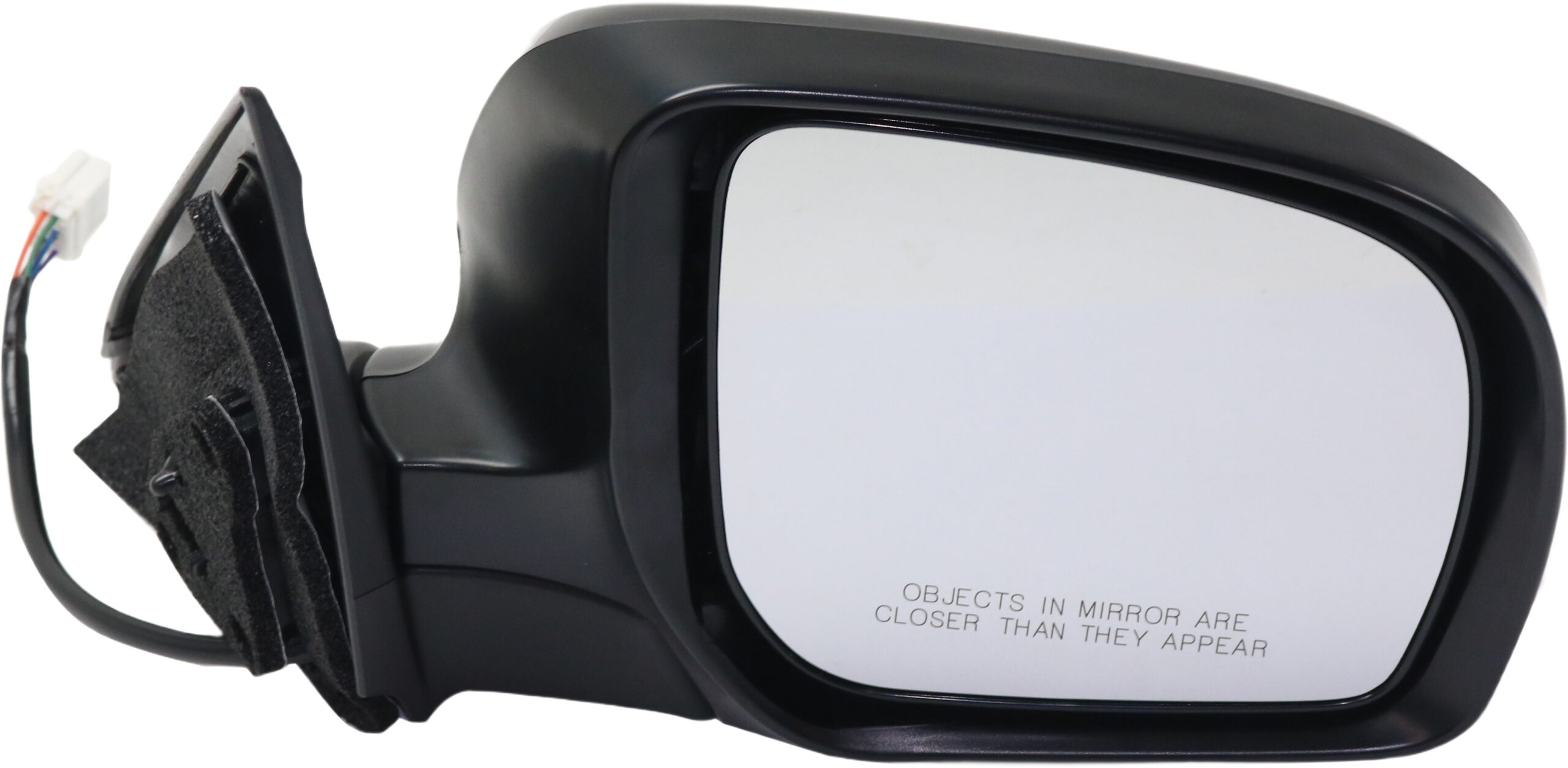 Passenger Side Mirror, Power Adjust, Manual Folding, Heated, Paintable, In-housing Signal Light, No Memory, No Puddle Light, No Auto-Dimming, No Blind Spot Feature