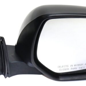 Passenger Side Mirror, Power Adjust, Manual Folding, Heated, Paintable, In-housing Signal Light, No Memory, No Puddle Light, No Auto-Dimming, No Blind Spot Feature
