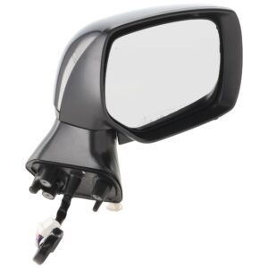 Passenger Side Mirror, Power Adjust, Manual Folding, Heated, Paintable, In-housing Signal Light, No Memory, No Puddle Light, No Auto-Dimming, No Blind Spot Feature