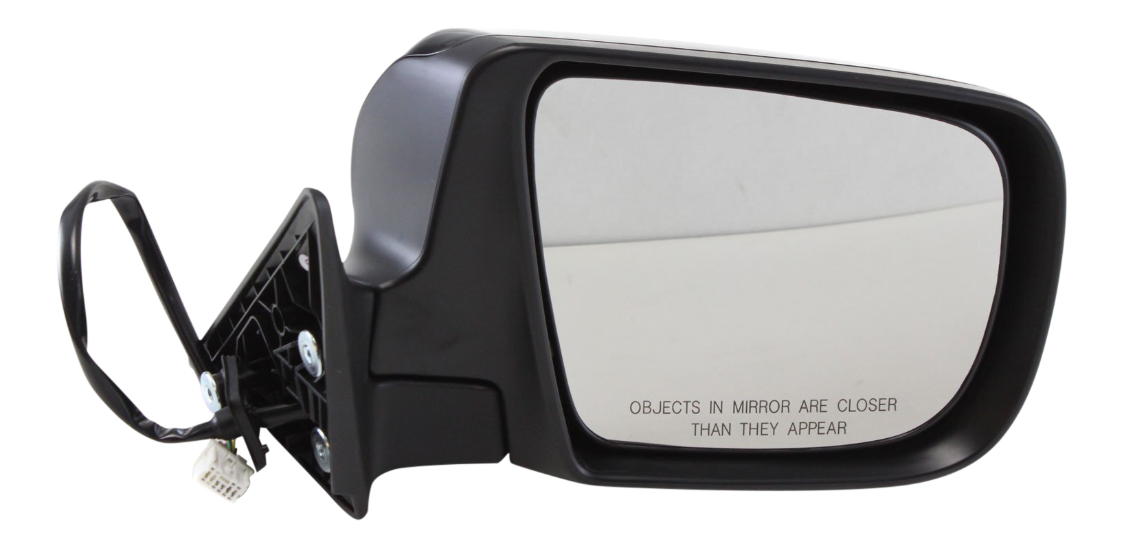 Passenger Side Mirror, Power Adjust, Manual Folding, Heated, Paintable, In-housing Signal Light, No Memory, No Puddle Light, No Auto-Dimming, No Blind Spot Feature