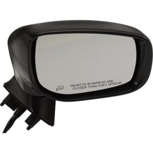 Passenger Side Mirror, Power Adjust, Manual Folding, Heated, Paintable, No Signal Light, No Memory, No Puddle Light, No Auto-Dimming, No Blind Spot Feature
