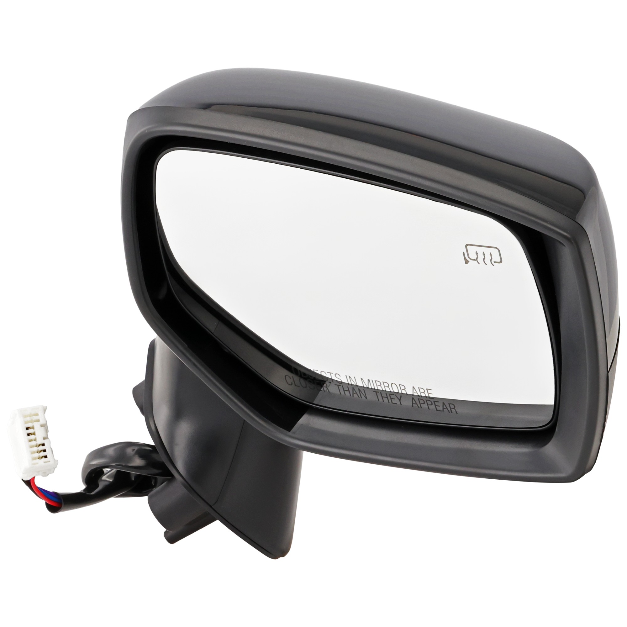 Passenger Side Mirror, Power Adjust, Manual Folding, Heated, Paintable, No Signal Light, No Memory, No Puddle Light, No Auto-Dimming, No Blind Spot Feature