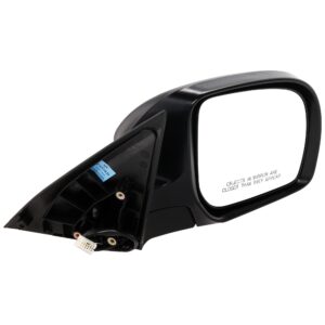 Passenger Side Mirror, Power Adjust, Manual Folding, Heated, Paintable, No Signal Light, No Memory, No Puddle Light, No Auto-Dimming, No Blind Spot Feature