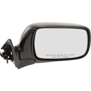 Passenger Side Mirror, Power Adjust, Manual Folding, Heated, Paintable, No Signal Light, No Memory, No Puddle Light, No Auto-Dimming, No Blind Spot Feature