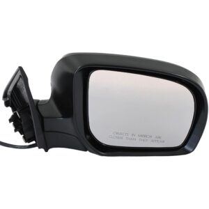 Passenger Side Mirror, Power Adjust, Manual Folding, Heated, Paintable, No Signal Light, No Memory, No Puddle Light, No Auto-Dimming, No Blind Spot Feature