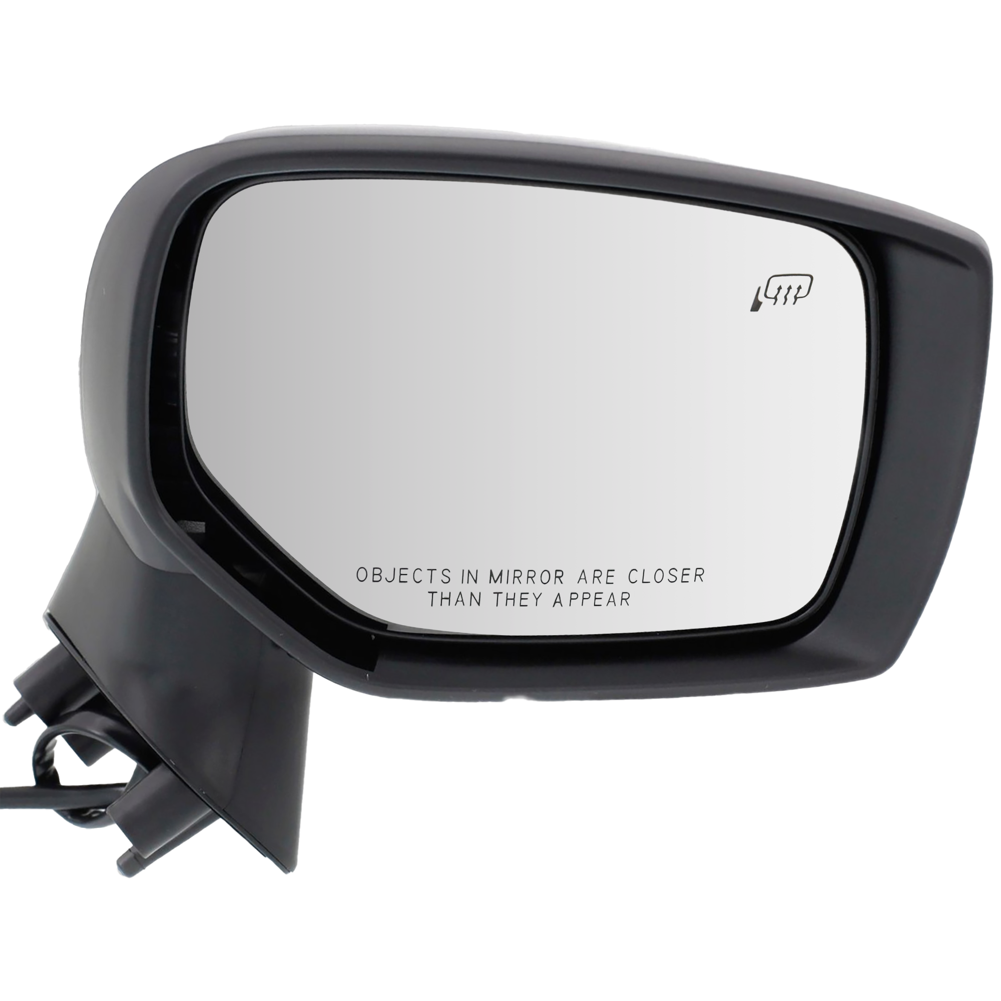 Passenger Side Mirror, Power Adjust, Manual Folding, Heated, Paintable, No Signal Light, No Memory, No Puddle Light, No Auto-Dimming, No Blind Spot Feature