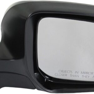 Passenger Side Mirror, Power Adjust, Manual Folding, Heated, Paintable, No Signal Light, No Memory, No Puddle Light, No Auto-Dimming, No Blind Spot Feature