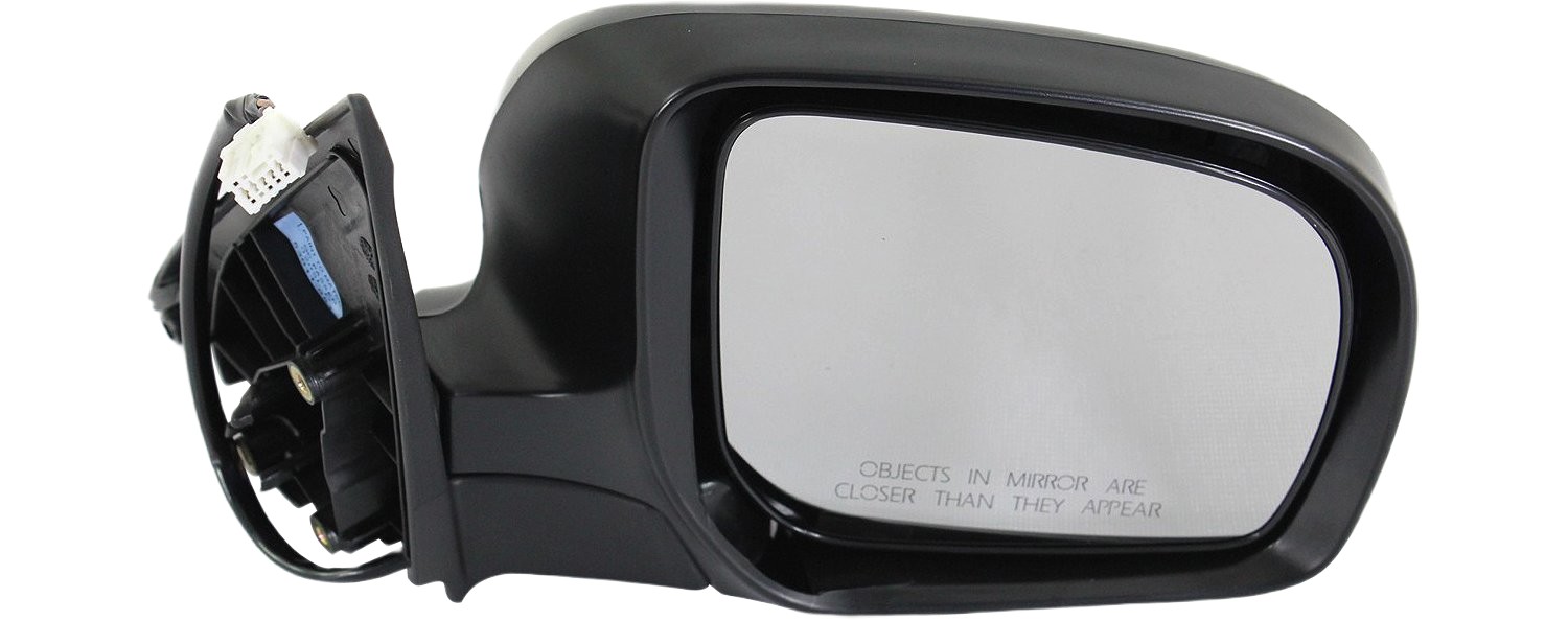 Passenger Side Mirror, Power Adjust, Manual Folding, Heated, Paintable, No Signal Light, No Memory, No Puddle Light, No Auto-Dimming, No Blind Spot Feature