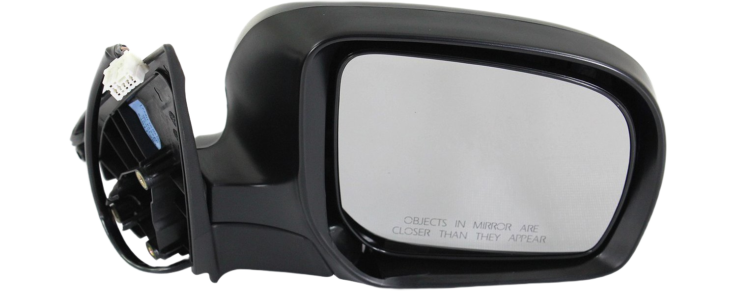 Passenger Side Mirror, Power Adjust, Manual Folding, Heated, Paintable, No Signal Light, No Memory, No Puddle Light, No Auto-Dimming, No Blind Spot Feature