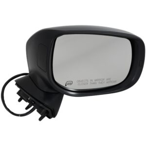 Passenger Side Mirror, Power Adjust, Manual Folding, Heated, Paintable, No Signal Light, No Memory, No Puddle Light, No Auto-Dimming, No Blind Spot Feature, 4 Cyl., 2.5L Engine