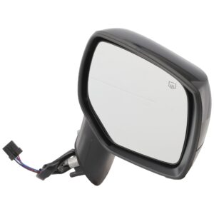 Passenger Side Mirror, Power Adjust, Manual Folding, Heated, Paintable, No Signal Light, No Memory, No Puddle Light, No Auto-Dimming, No Blind Spot Feature