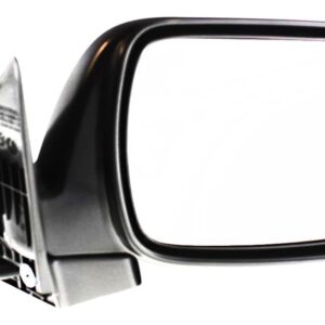 Passenger Side Mirror, Power Adjust, Manual Folding, Heated, Textured Black, No Signal Light, No Memory, No Puddle Light, No Auto-Dimming, No Blind Spot Feature