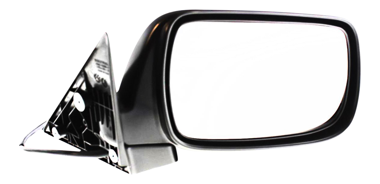 Passenger Side Mirror, Power Adjust, Manual Folding, Heated, Textured Black, No Signal Light, No Memory, No Puddle Light, No Auto-Dimming, No Blind Spot Feature