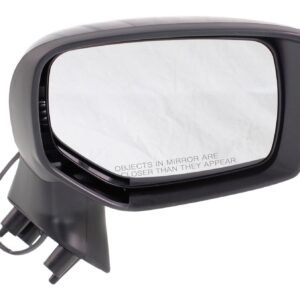 Passenger Side Mirror, Power Adjust, Manual Folding, Non-Heated, Paintable, No Signal Light, No Memory, No Puddle Light, No Auto-Dimming, No Blind Spot Feature
