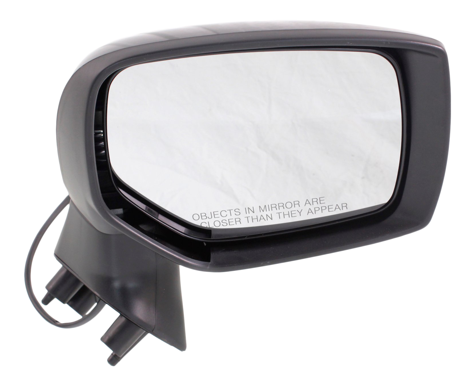 Passenger Side Mirror, Power Adjust, Manual Folding, Non-Heated, Paintable, No Signal Light, No Memory, No Puddle Light, No Auto-Dimming, No Blind Spot Feature