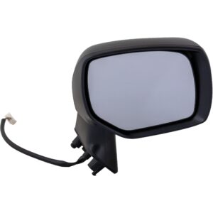 Passenger Side Mirror, Power Adjust, Manual Folding, Non-Heated, Paintable, No Signal Light, Memory, Puddle Light, Auto-Dimming, and Blind Spot Feature, Production Date To...