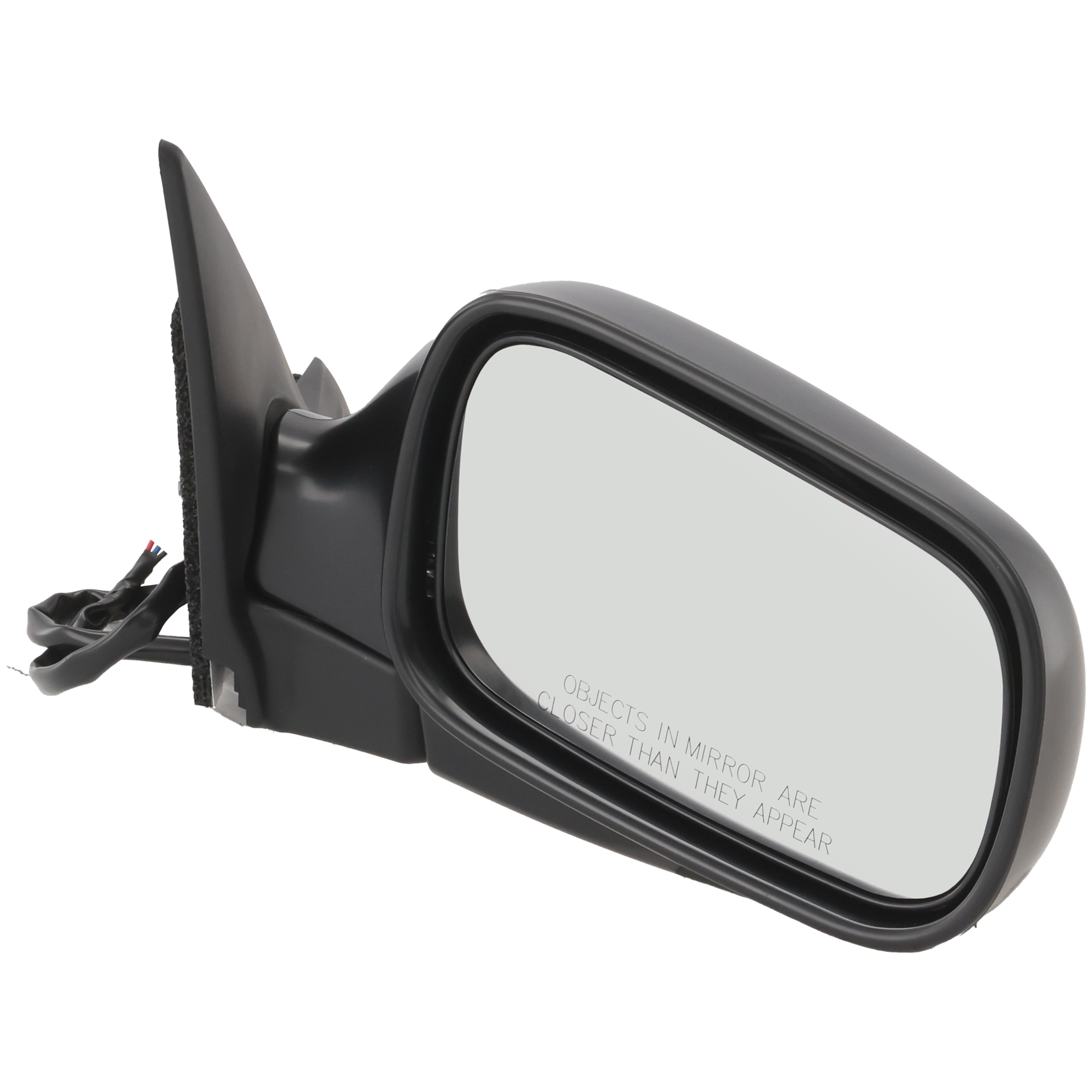 Passenger Side Mirror, Power Adjust, Manual Folding, Non-Heated, Paintable, No Signal Light, No Memory, No Puddle Light, No Auto-Dimming, No Blind Spot Feature