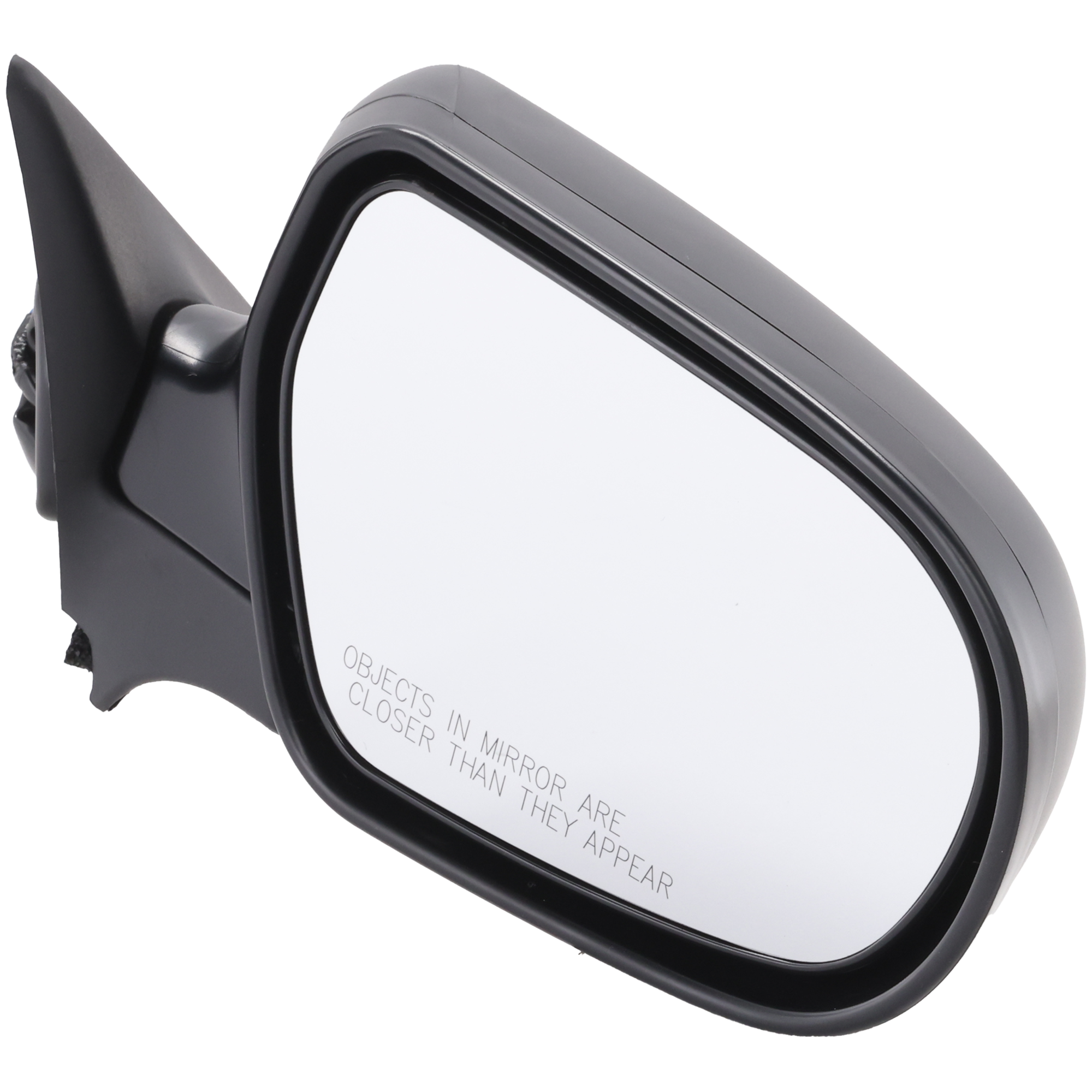 Passenger Side Mirror, Power Adjust, Manual Folding, Non-Heated, Paintable, No Signal Light, No Memory, No Puddle Light, No Auto-Dimming, No Blind Spot Feature