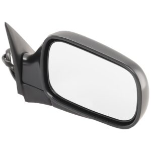 Passenger Side Mirror, Power Adjust, Manual Folding, Non-Heated, Paintable, No Signal Light, No Memory, No Puddle Light, No Auto-Dimming, No Blind Spot Feature