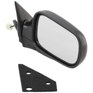 Passenger Side Mirror, Power Adjust, Manual Folding, Non-Heated, Paintable, No Signal Light, No Memory, No Puddle Light, No Auto-Dimming, No Blind Spot Feature