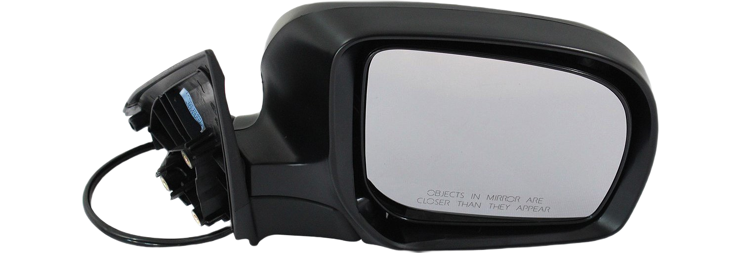 Passenger Side Mirror, Power Adjust, Manual Folding, Non-Heated, Paintable, No Signal Light, No Memory, No Puddle Light, No Auto-Dimming, No Blind Spot Feature