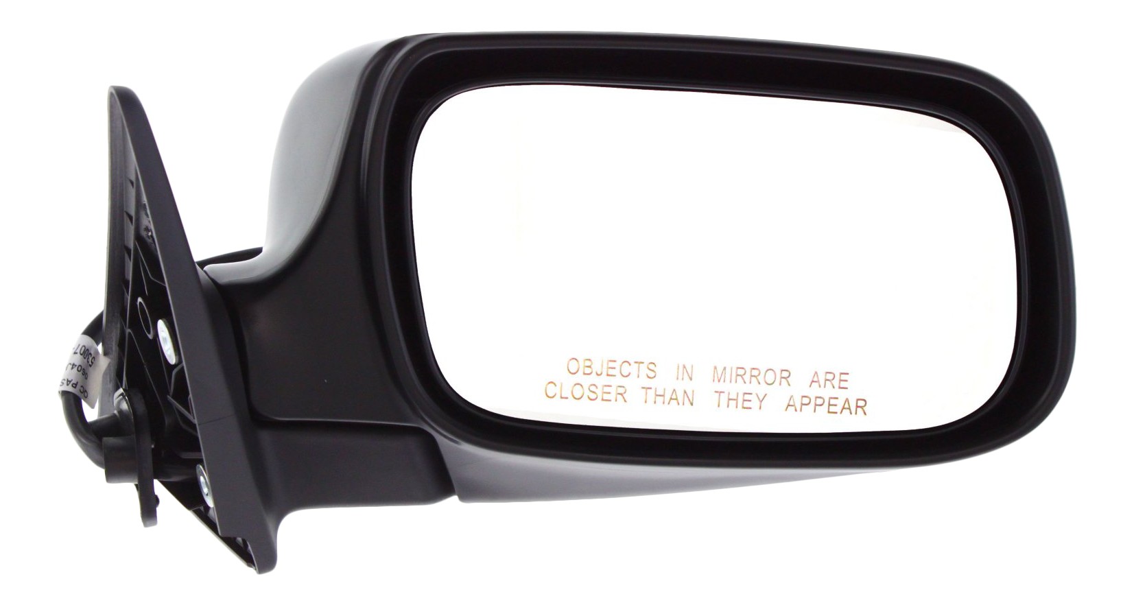 Passenger Side Mirror, Power Adjust, Manual Folding, Non-Heated, Paintable, No Signal Light, No Memory, No Puddle Light, No Auto-Dimming, No Blind Spot Feature, 2.5 X Model